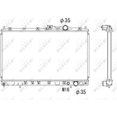 NRF Motorkühler NRF Motorkühler