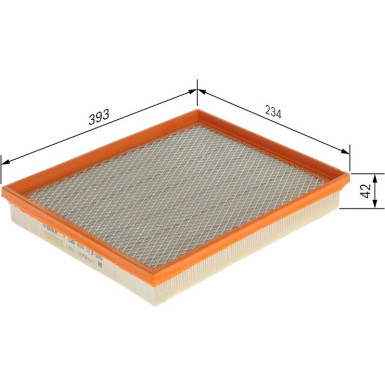 Luftfilter | OPEL Astra,Zafira | F 026 400 013 Luftfilter | OPEL Astra,Zafira | F 026 400 013