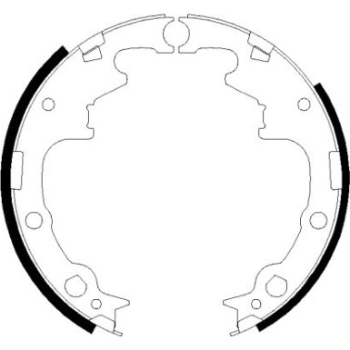 91056500 Bremsbackensatz 91056500 Bremsbackensatz