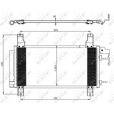 Kondensator, Klimaanlage EASY FIT 35464