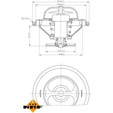 Thermostat, Kühlmittel EASY FIT 725072