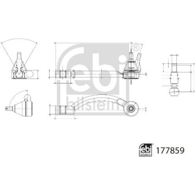 Spurstangenkopf VA li | BMW 2,X1,MINI Countryman,Mini 13 | 177859