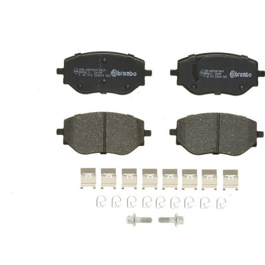 BREMBO Bremsklötze VA | DACIA Sandero RENAULT Clio 21 | P 68 073 BREMBO Bremsklötze VA | DACIA Sandero RENAULT Clio 21 | P 68 073