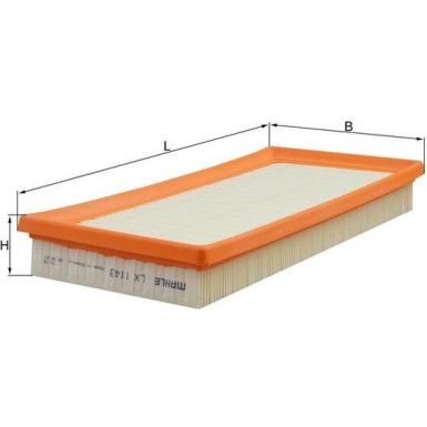 MAHLE Luftfilter MAHLE Luftfilter