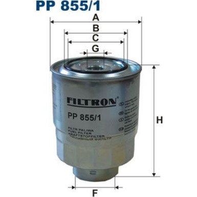 FILTRON Kraftstofffilter | PP 855/1