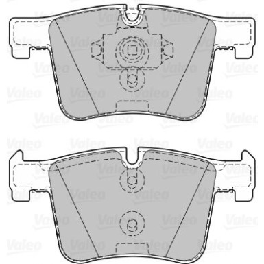 VALEO Bremsbeläge 601288