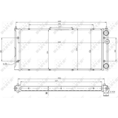 NRF Motorkühler NRF Motorkühler