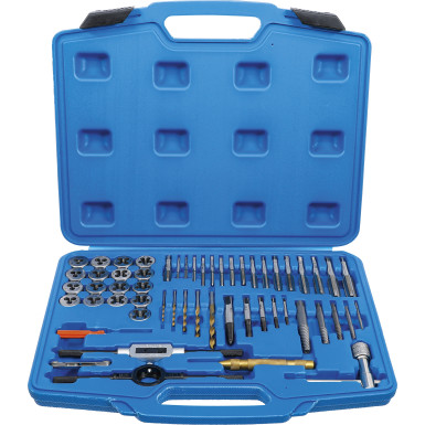 BGS Gewindeschneid-Satz | Zoll | 1/4"""" - 1/2"""" | 56-tlg | 70105