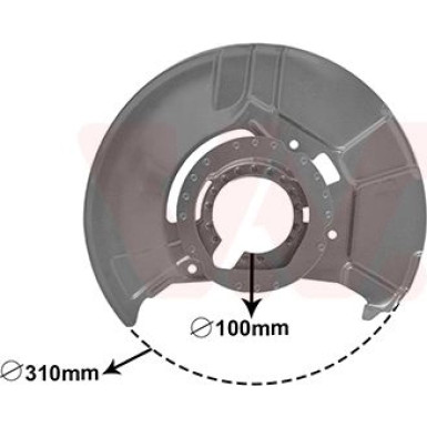 0640372 Spritzblech, Bremsscheibe