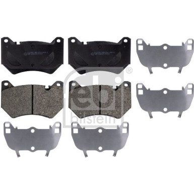 FEBI BILSTEIN Bremsbelagsatz, Scheibenbremse 177186