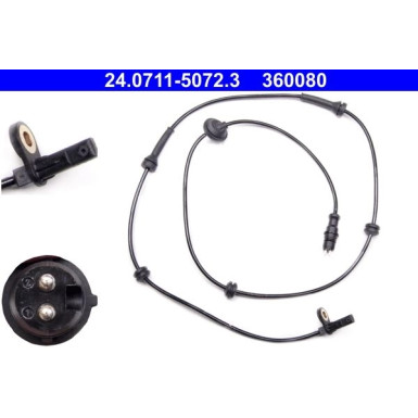 ATE ABS Sensor | 24.0711-5072.3