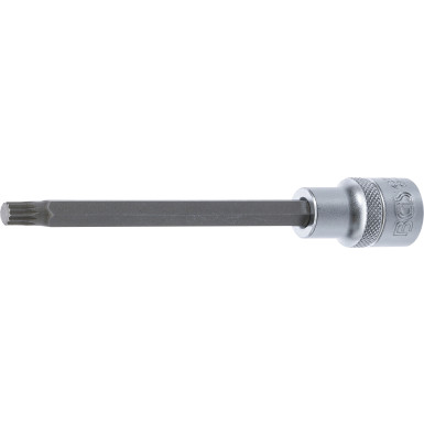 BGS Bit-Einsatz | Länge 140 mm | Antrieb Innenvierkant 12,5 mm (1/2"""") | Innenvielzahn (für XZN) M8 | 4332