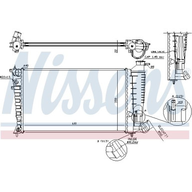Wasserkühler PKW | CITROEN ZX,PEUGEOT 306 | 61379