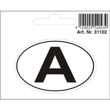 31102 Aufkleber weiß 78x52mm