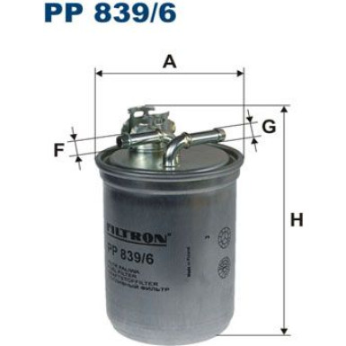 PP 839/6 Kraftstofffilter PP 839/6 Kraftstofffilter