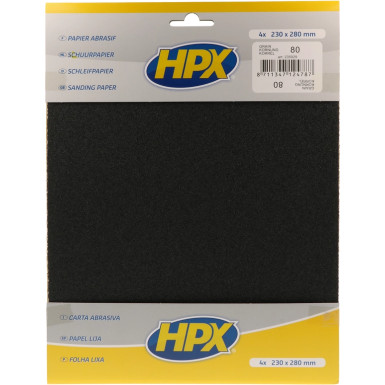 HPX Schleifpapier 4 Stk 230 x 280mm | 235929
