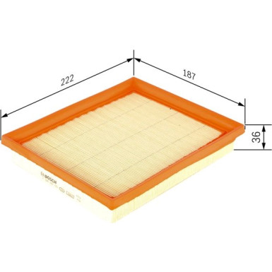 Luftfilter | TOYOTA,LEXUS | F 026 400 153