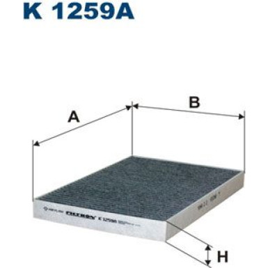 FILTRON Filter, Innenraumluft K 1259A FILTRON Filter, Innenraumluft K 1259A