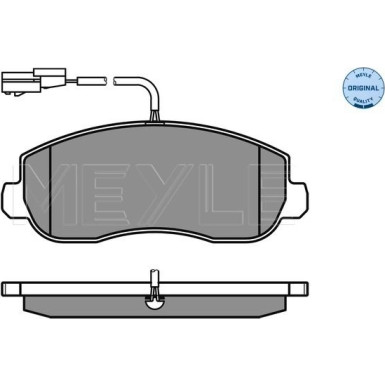 Bremsbelagsatz Renault P. Master/Movano 10- Mit Sensor | 025 251 4718/W