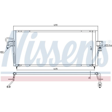 Kondensator PKW | NISSAN Almera 6.96 | 94494