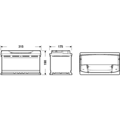 EXIDE Starterbatterie | EA900