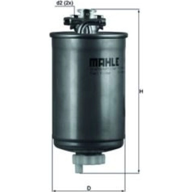 MAHLE Kraftstofffilter | KL 75