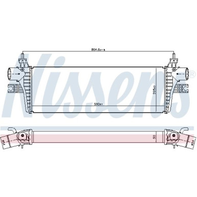 Ladeluftkühler PKW Toyota Fortuner 2.8 TD 15 FIRST FIT 961169
