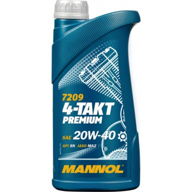 MN7209-1 Motoröl Mannol 7209 4-TAKT Premium 20W-40 MN7209-1 Motoröl Mannol 7209 4-TAKT Premium 20W-40