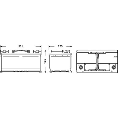 EXIDE Starterbatterie | EL752