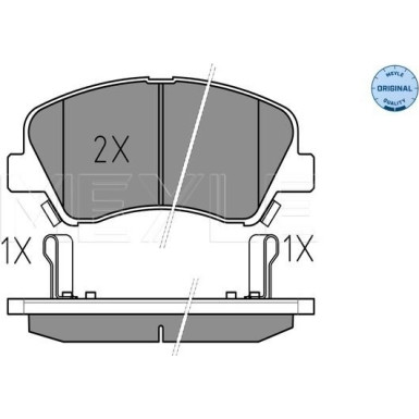 Bremsbelagsatz Kia P. Rio 11-/Accent 10 | 252534818