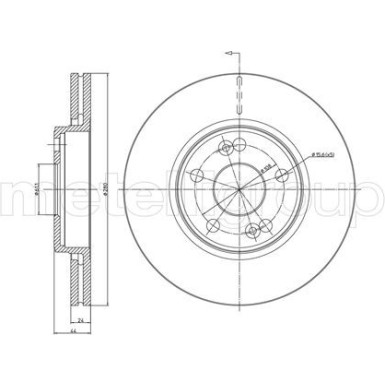 CIFAM Bremsscheibe | 800-533