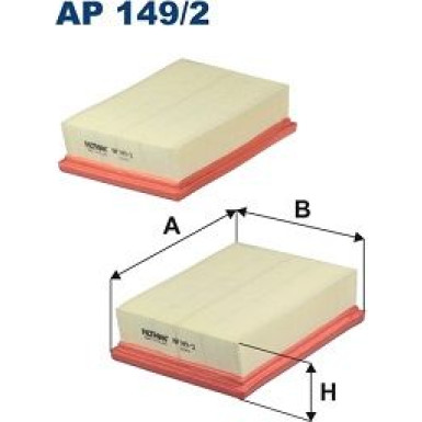 FILTRON Luftfilter | AP 149/2-2x