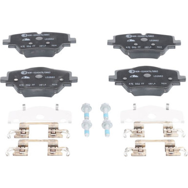 ATE Bremsbelagsatz, Scheibenbremse ATE Bremsbelagsatz, Scheibenbremse