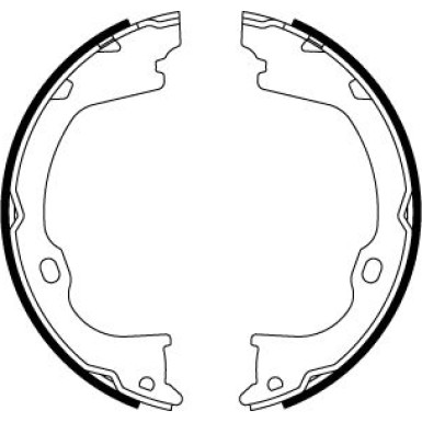 GS8819 Bremsbackensatz, Feststellbremse