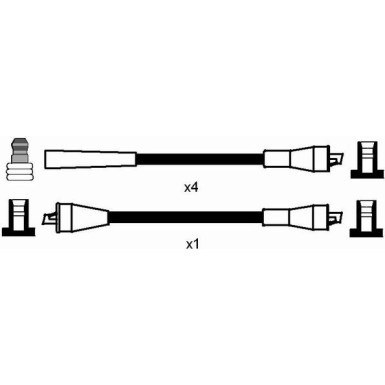 NGK | Zündleitungssatz 0906