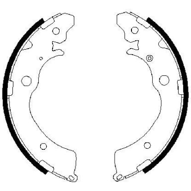 0 986 487 440 Bremsbackensatz 0 986 487 440 Bremsbackensatz