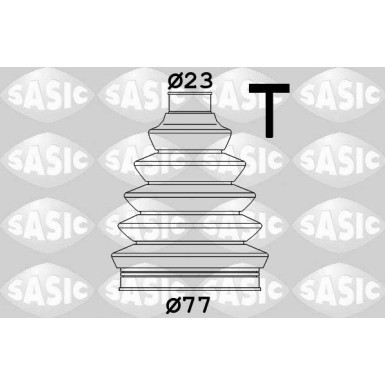 1900008 Faltenbalgsatz, Antriebswelle