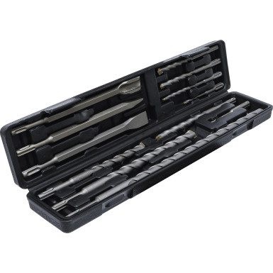 BGS Hammer-, Bohrer- und Meißel-Satz SDS-Schaft, Hartmetallspitze 5 - 20 mm 12-tlg BGS Do it yourself 2005