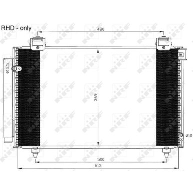 NRF Klimaanlagenkühler 35593 EASY FIT