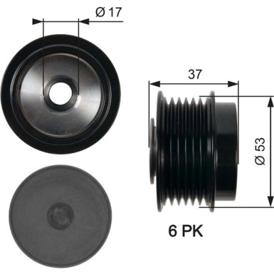 Generatorfreilauf DriveAlign™ OAP7015