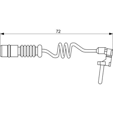 1 987 473 057 Warnkontakt, Bremsbelagverschleiß