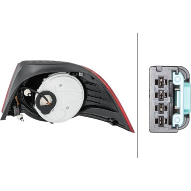 HECKLEUCHTE L 12 V HELLA | VW EOS 06-15 | 2VA 009 246-131 HECKLEUCHTE L 12 V HELLA | VW EOS 06-15 | 2VA 009 246-131