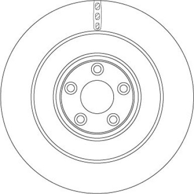 52 482 029 Bremsscheibe HA | JAGUAR XF, XJ 09 | DF6654S