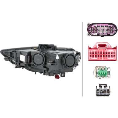 SCHEINWERFER R HELLA | AUDI A3 8V ALLE MOD 4,12-5,16 | 1EL 010 740-321