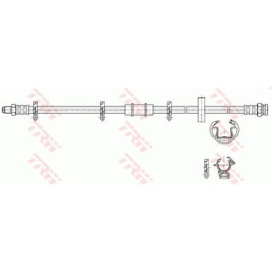 TRW Bremsschlauch | PHB242
