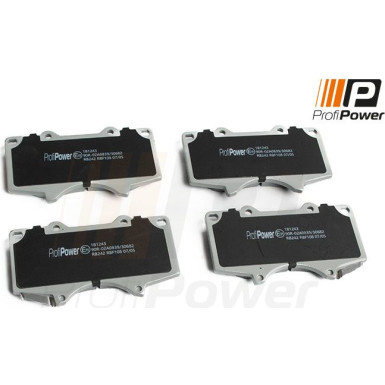 PROFIPOWER Bremsbelagsatz, Scheibenbremse 1B1243
