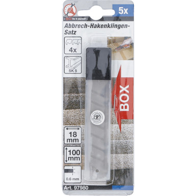 BGS Abbrech-Hakenklingen-Satz | 5-tlg | 97980
