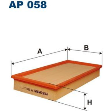 FILTRON Luftfilter AP058 FILTRON Luftfilter AP058