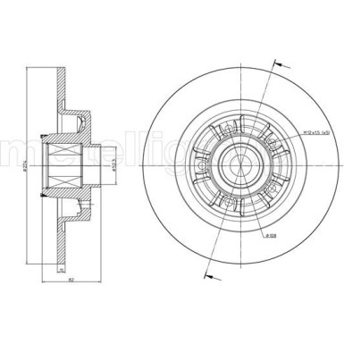 CIFAM Bremsscheibe 800-692