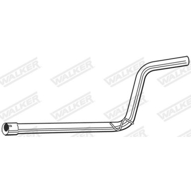 63 / Auspuffrohr Mitte | VW Caddy III 1.9TDI 77KW 04.04 | 8951